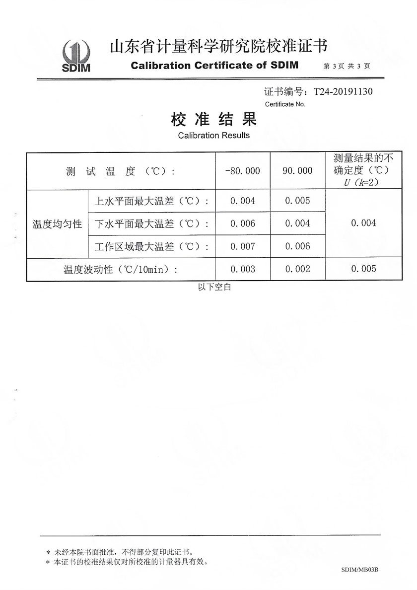 Refrigerating Thermostat