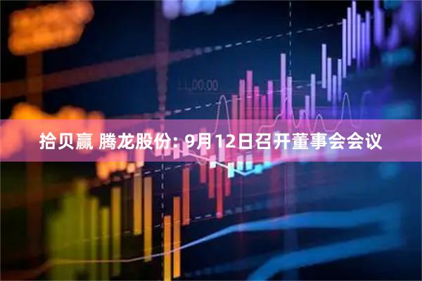 拾贝赢 腾龙股份: 9月12日召开董事会会议